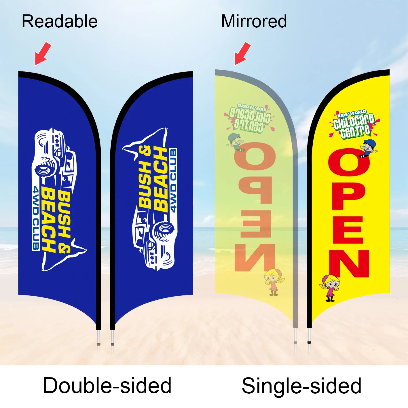/single-side-feather-flag-vs-double-sides-feather-flag