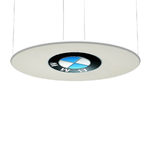 Cross Hanging Round Hanging Banner