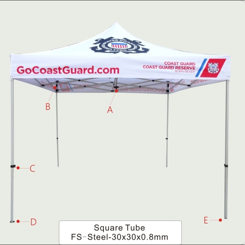 FS Series-30x30mm Square frame-Steel