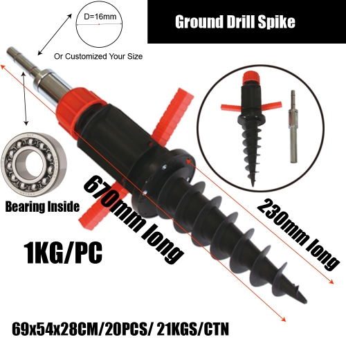Ground Drill Spike
