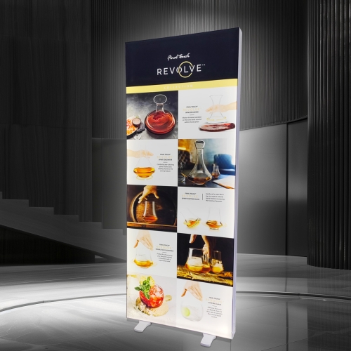 Led Display Board Graphic Banner Light Box Advertising Backlit Lightbox Led Lightbox Display Stand for Trade Show Exhibition