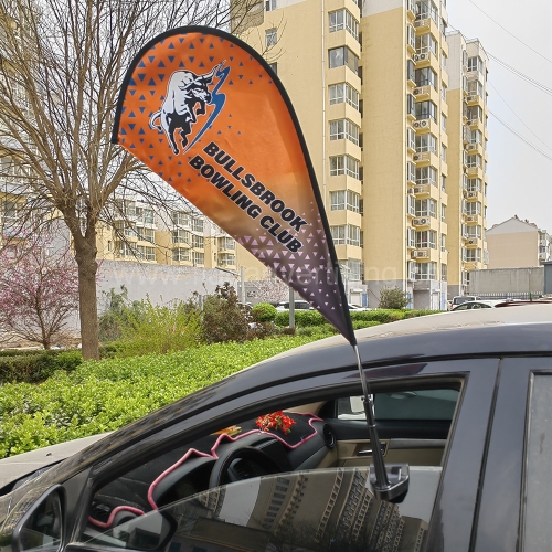 Car Teardrop Flag