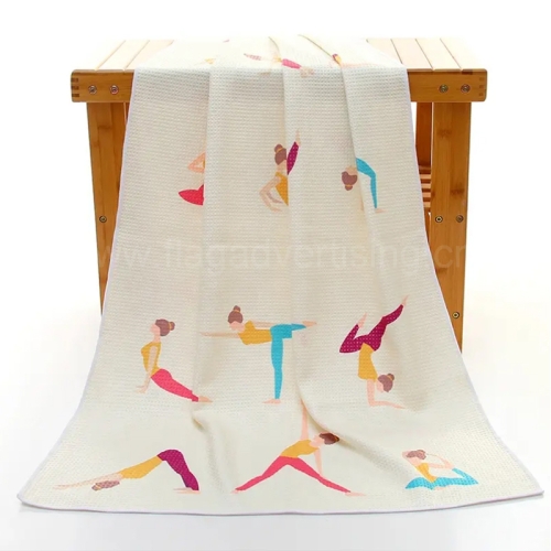 Custom Microfiber Yoga Towel – Non-Slip, Sweat-Absorbent & Perfect for Hot Yoga