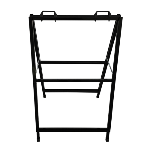Heavy Duty Metal A-Frame Sidewalk Sign – Double-Sided Folding Sandwich Board with Handle for Outdoor Street Advertising
