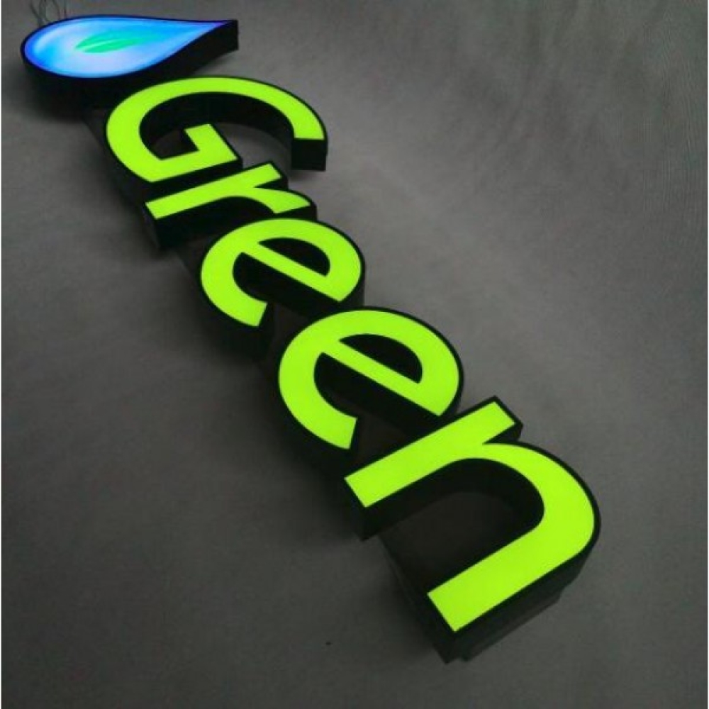 Illuminate Your Brand with Front-Illuminated Stainless Steel Fabricated ...