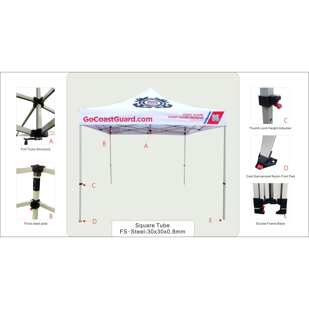 FS Series-30x30mm Square frame-Steel