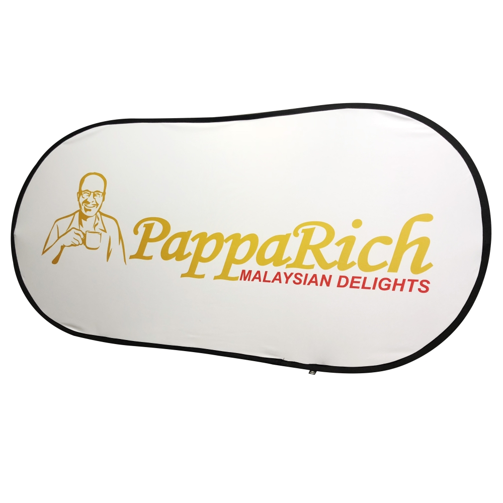 Oval Pop Out Banner