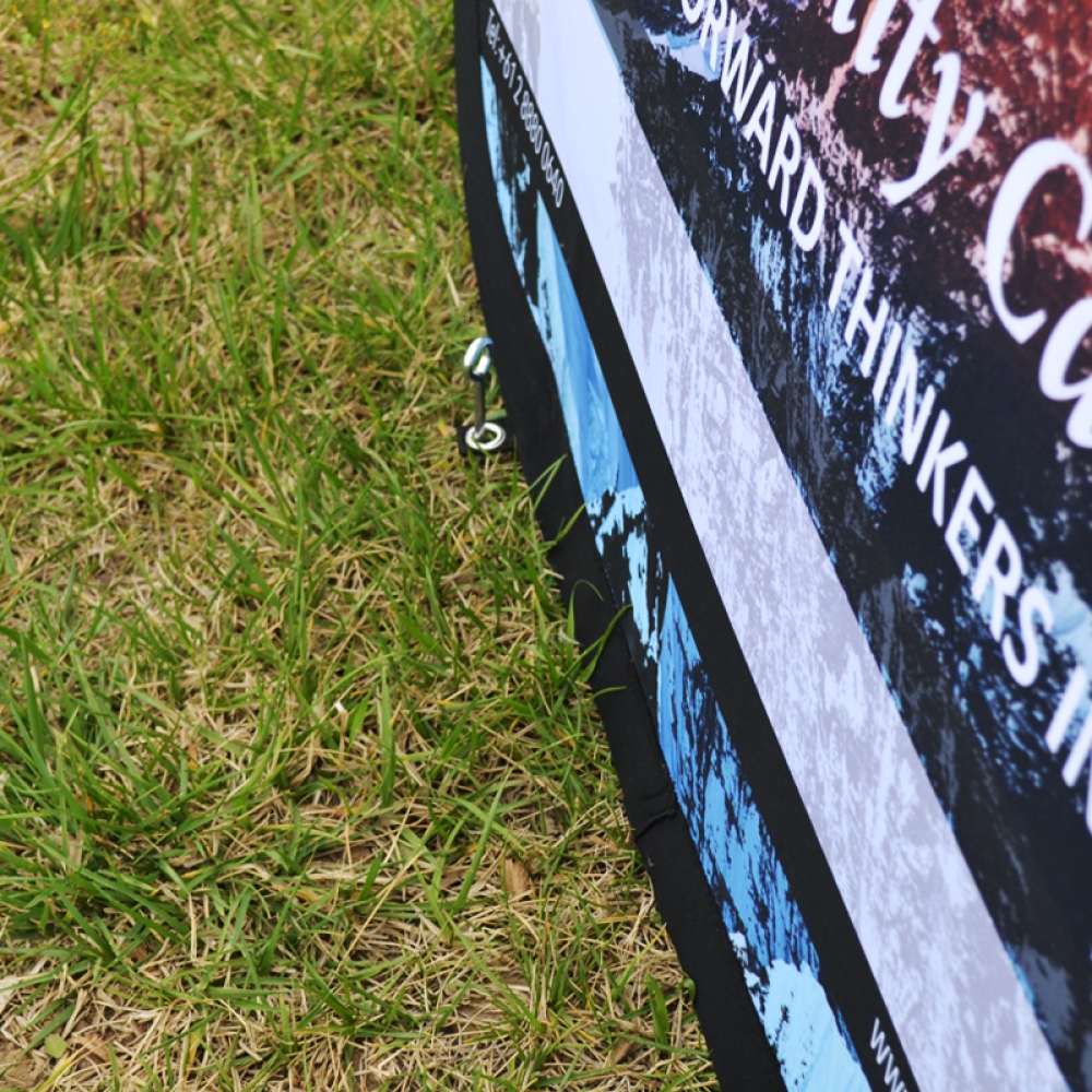 Oval Pop Out Banner