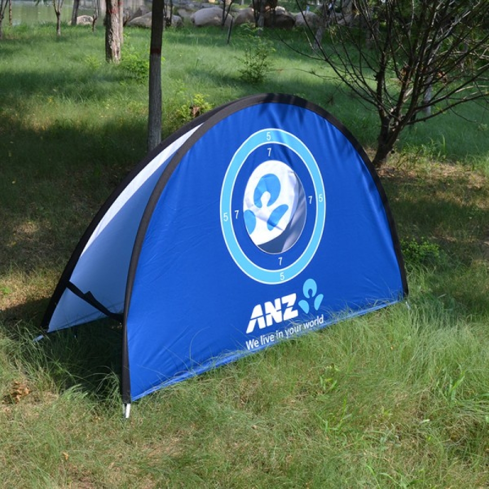 Half-Moon Pop Out Banner
