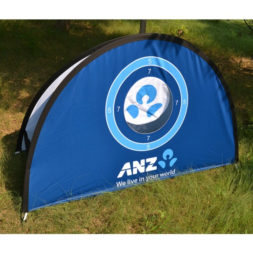 Half-Moon Pop Out Banner