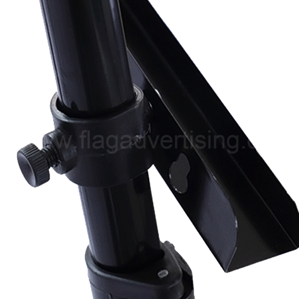 Portable Retractable Light Weight Adjustable Pop Display Stand with Customized Poster