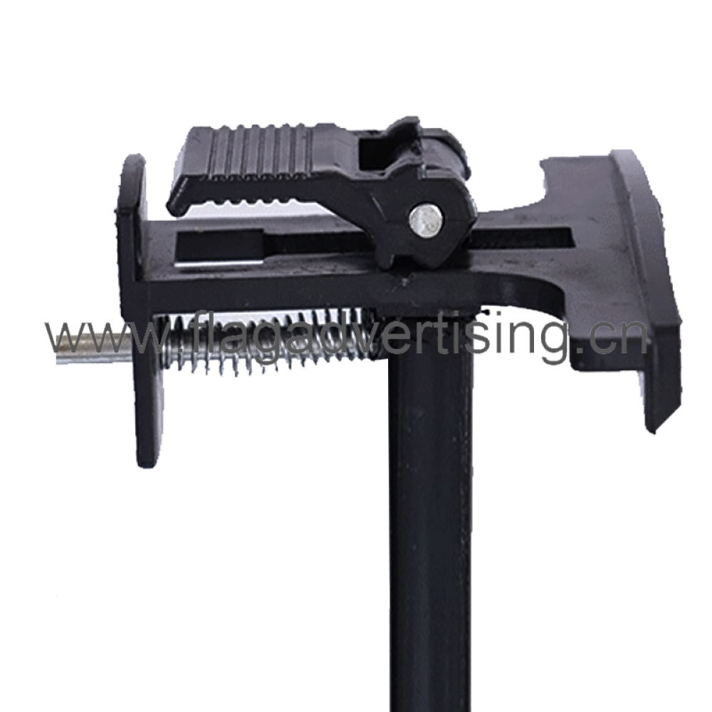 Portable Retractable Light Weight Adjustable Pop Display Stand with Customized Poster