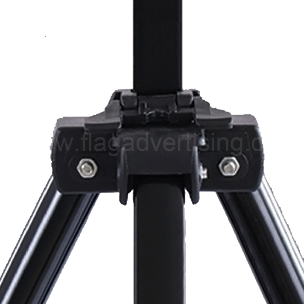 Portable Retractable Light Weight Adjustable Pop Display Stand with Customized Poster