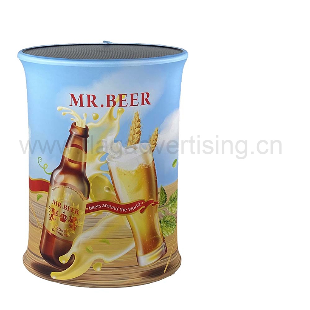 Portable Promotion Exhibition Counter Oval Ez-up PRO Table