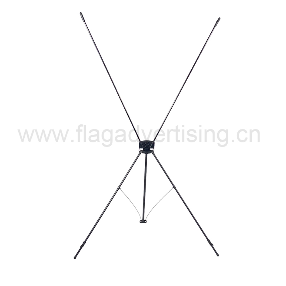Custom Printed 60*160cm 80*180cm Windproof Tripod Advertising Display X Banner Stand