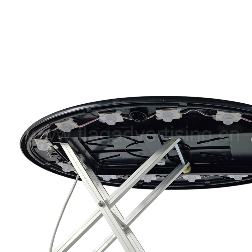Portable Promotion Exhibition LED Oval EZ-UP Pro Table