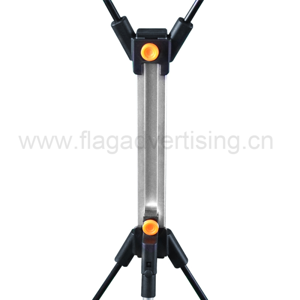 Custom Portable Trade Show Advertising Equipment Display USA Style X Banner Stand