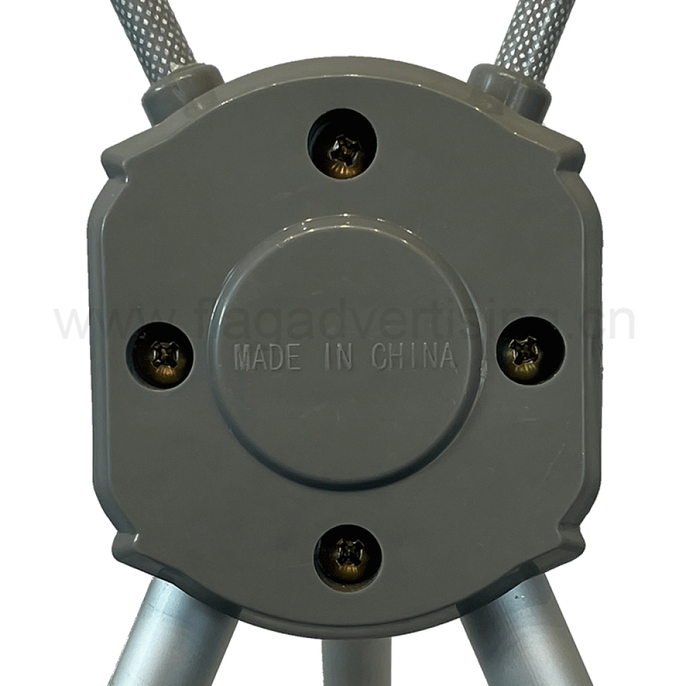 Custom Portable Trade Show Advertising Equipment Display Aluminum Tube Gear X Banne Stand