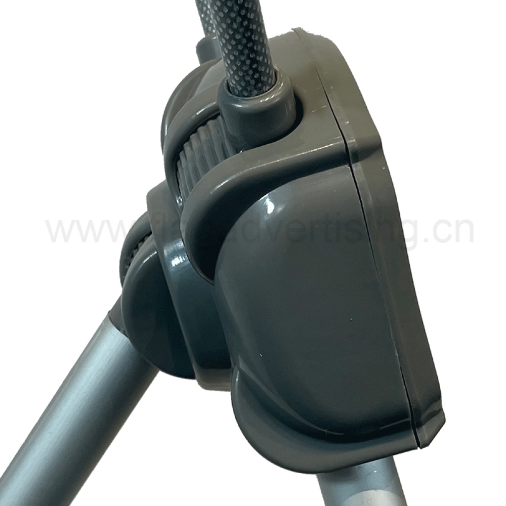 Custom Portable Trade Show Advertising Equipment Display Aluminum Tube Gear X Banne Stand