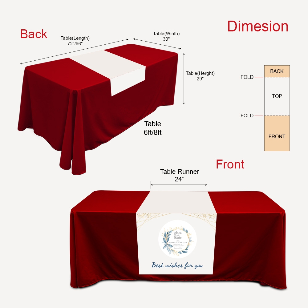 Colour Printed Table Runners