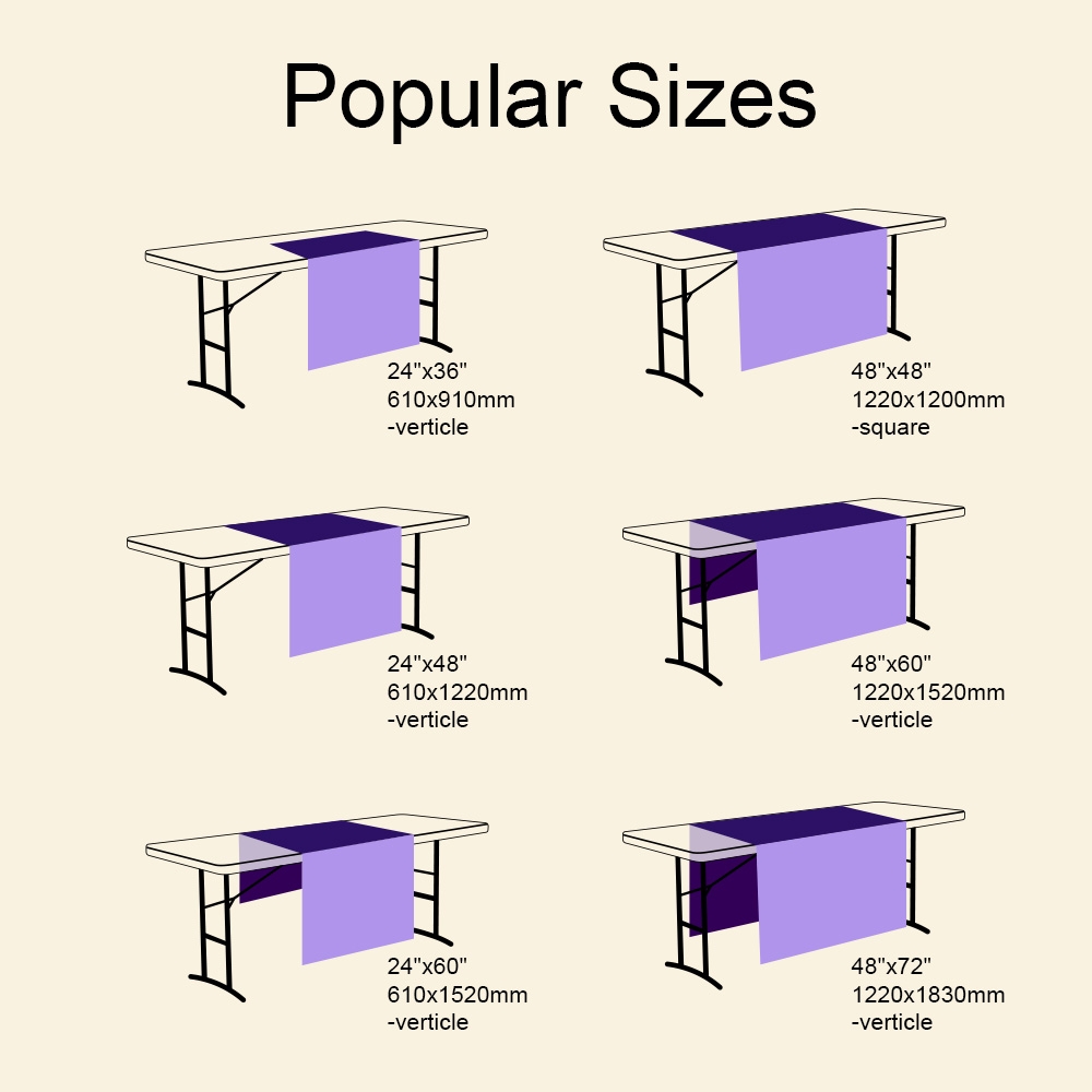 Colour Printed Table Runners