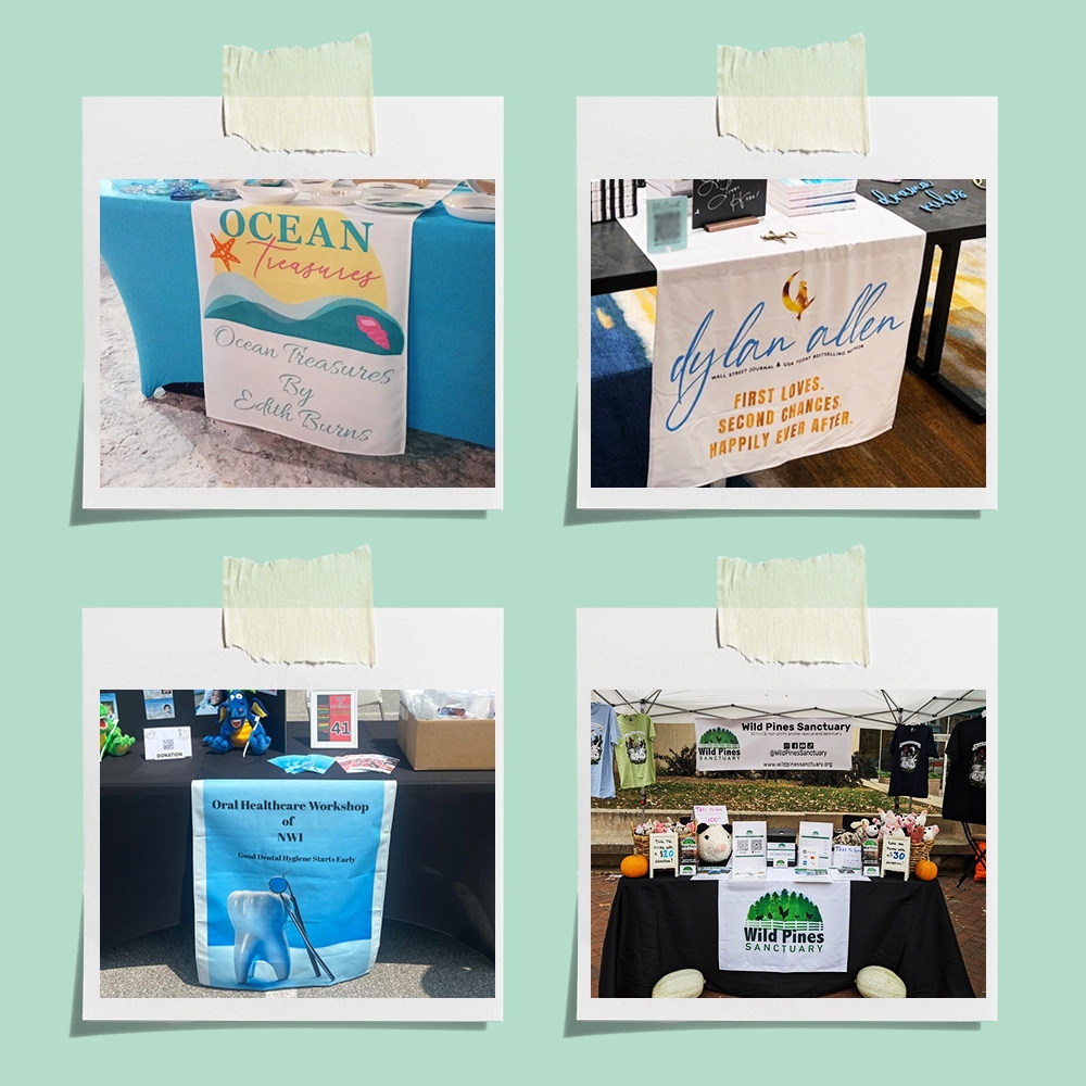 Colour Printed Table Runners