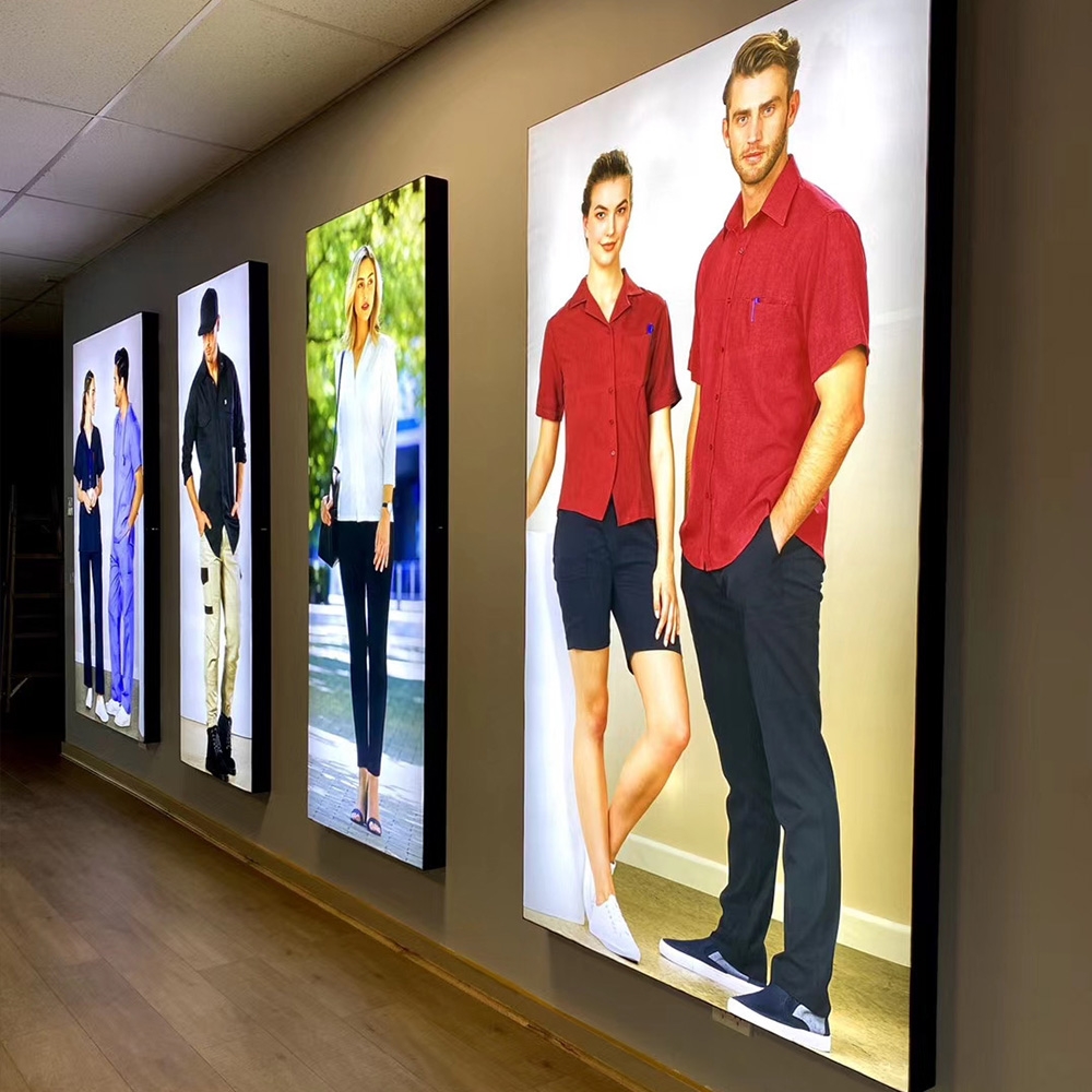 Led Display Board Graphic Banner Light Box Advertising Backlit Lightbox Led Lightbox Display Stand for Trade Show Exhibition