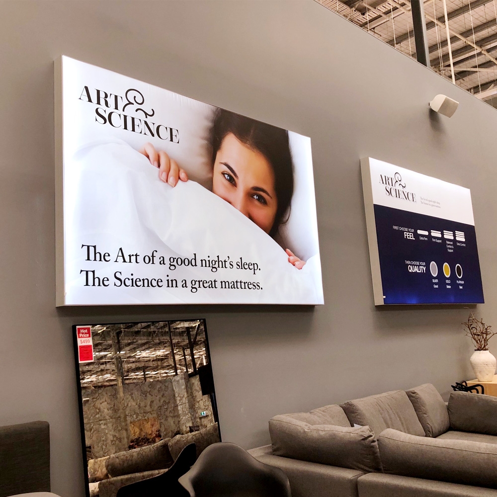 Led Display Board Graphic Banner Light Box Advertising Backlit Lightbox Led Lightbox Display Stand for Trade Show Exhibition