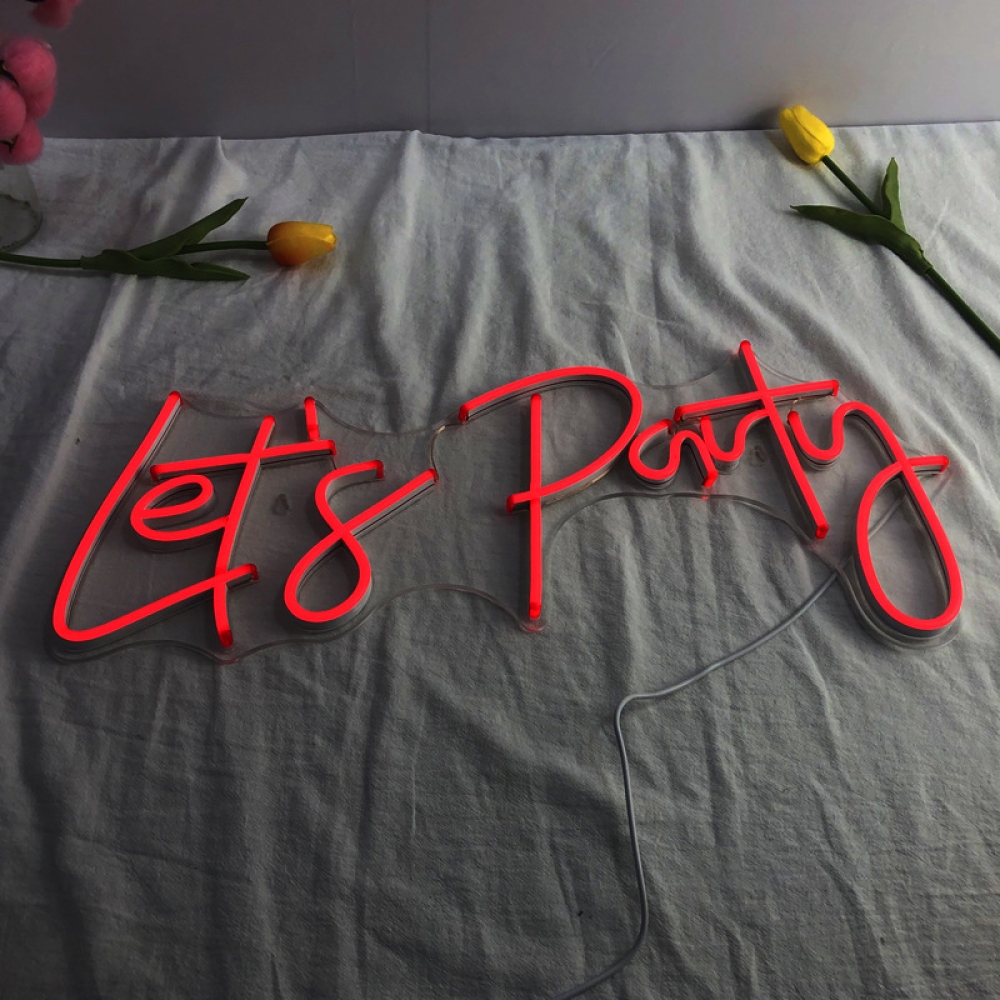 Lets' Party - LED Silicone Neon Light