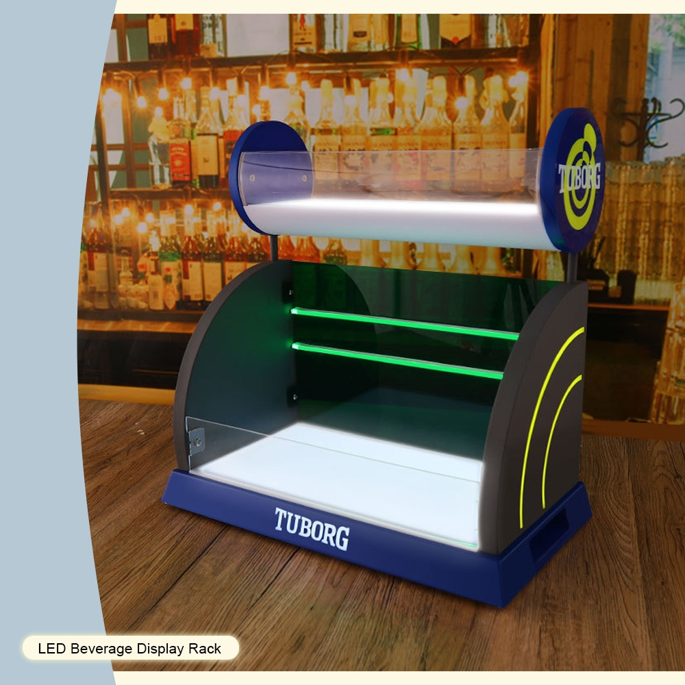 LED Beverage Display Rack