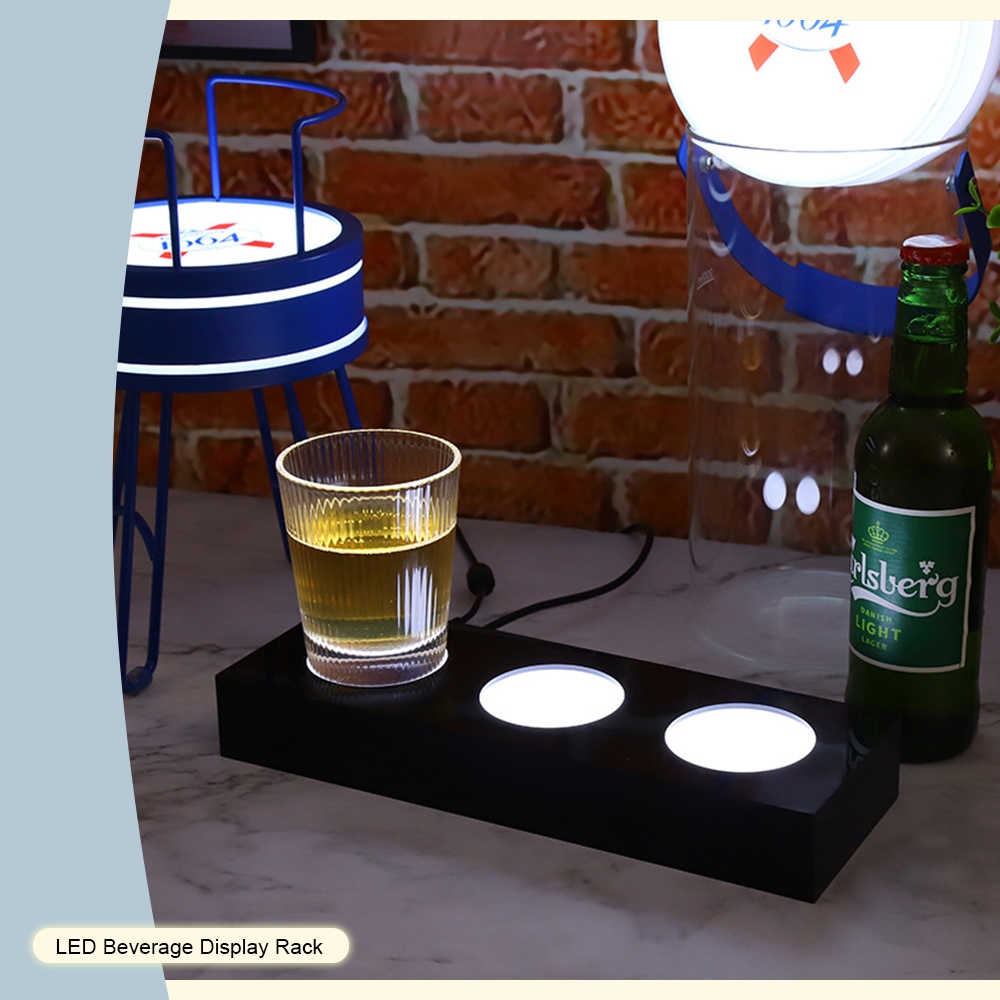 LED Beverage Display Rack