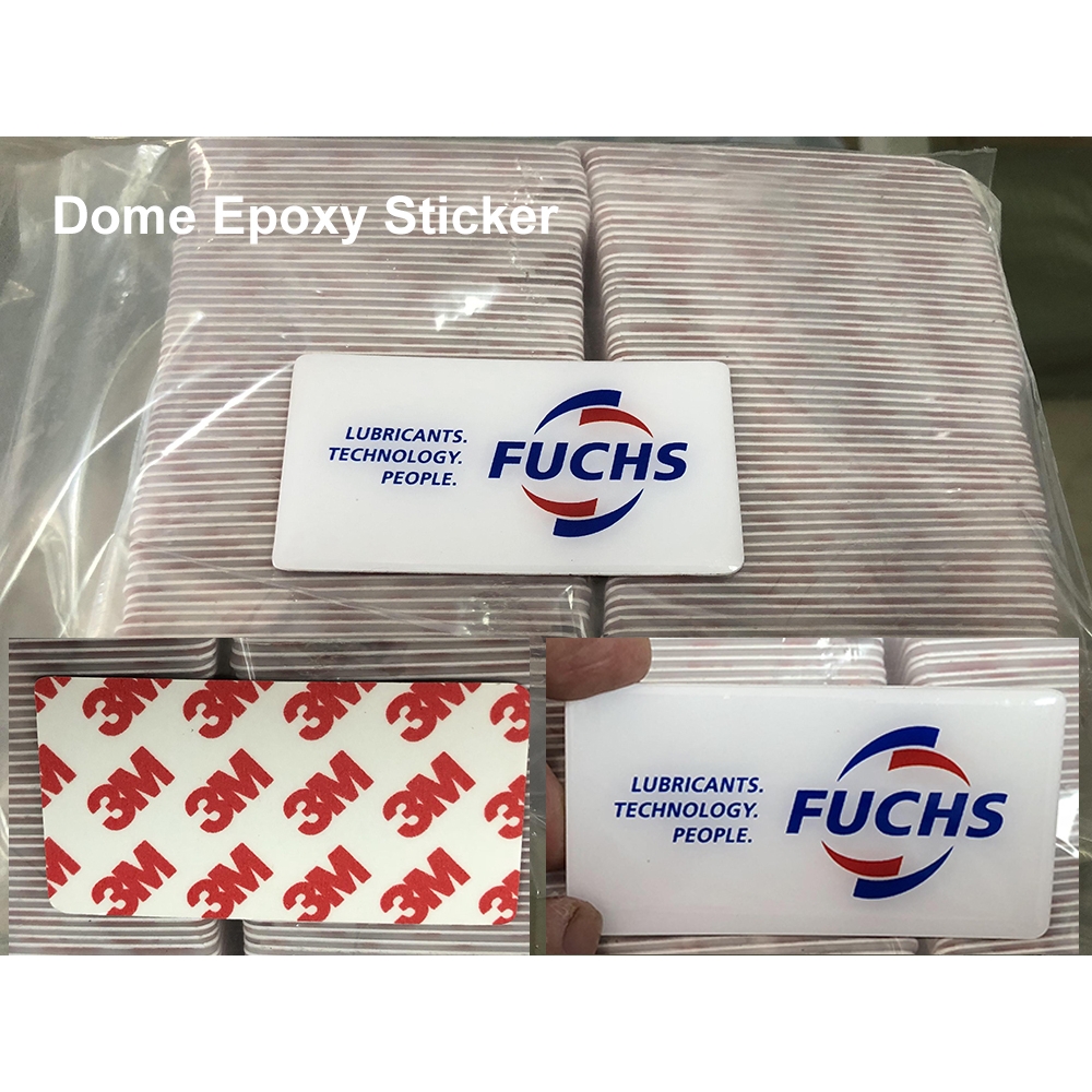 Dome Epoxy Sticker