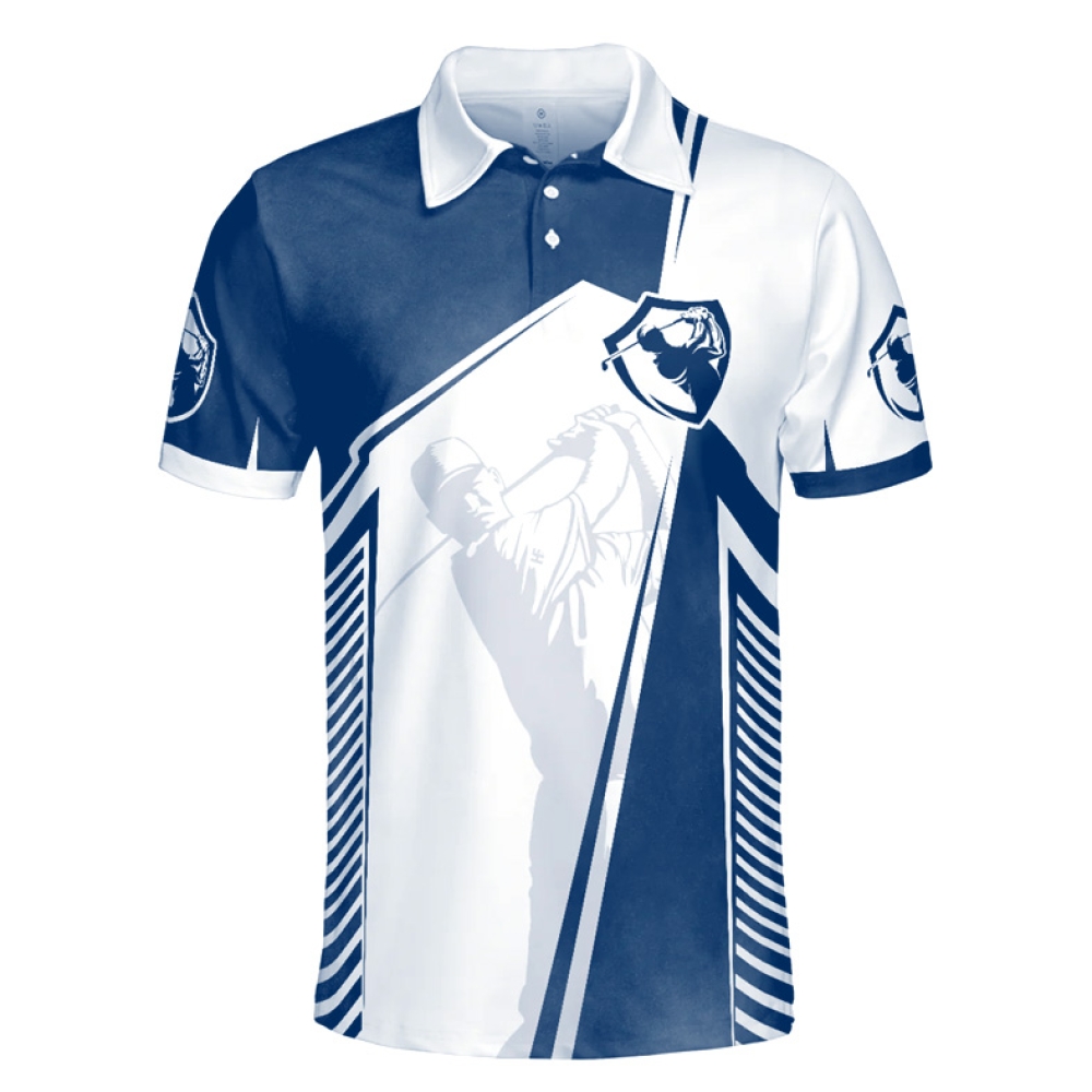 Custom Pattern Shirts Design Men Glof Polo