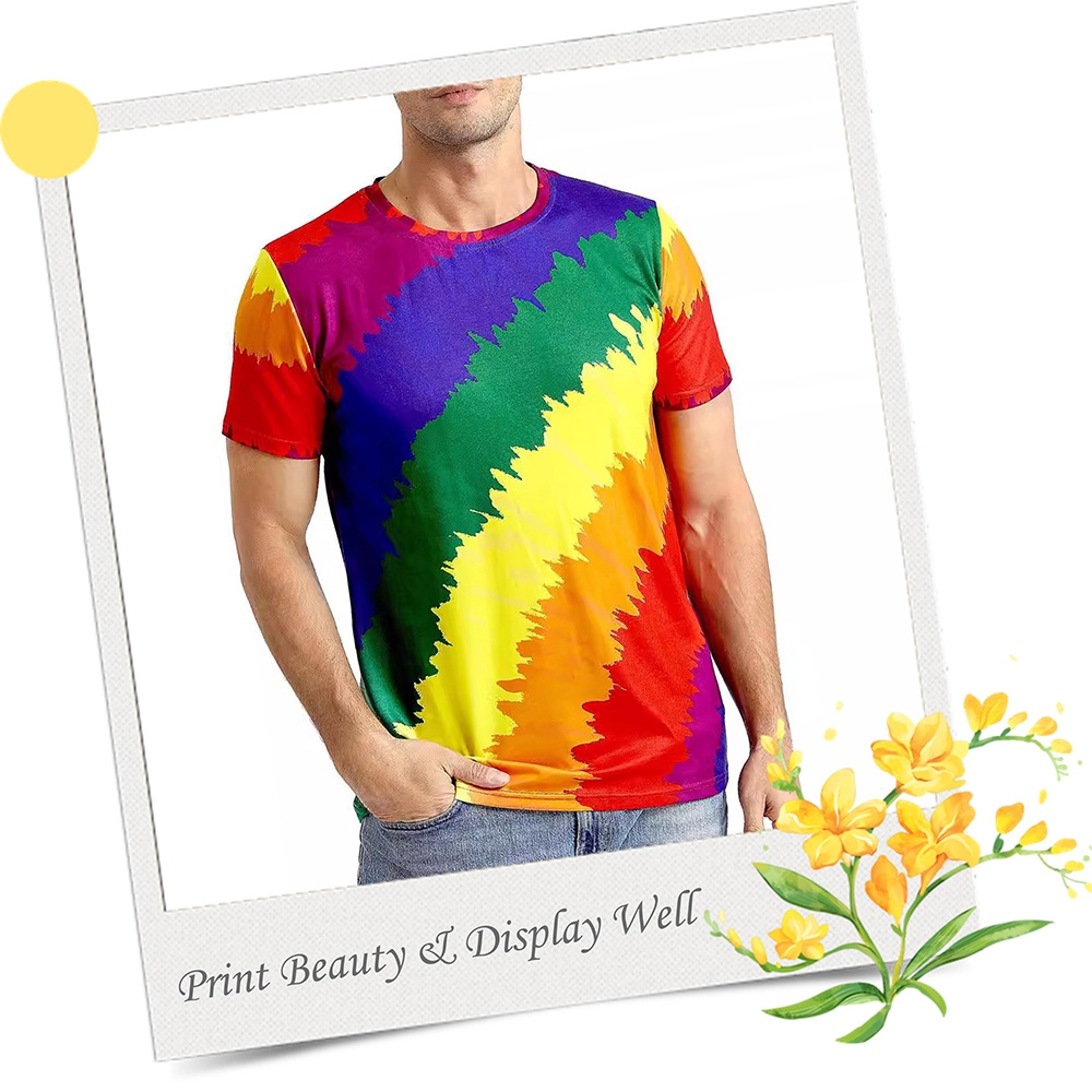 Custom short-sleeved T-shirt 3D digital print summer casual crewneck T-shirt for men