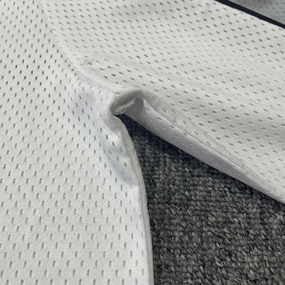 Custom sportswear men's mesh crew neck long sleeve shirt