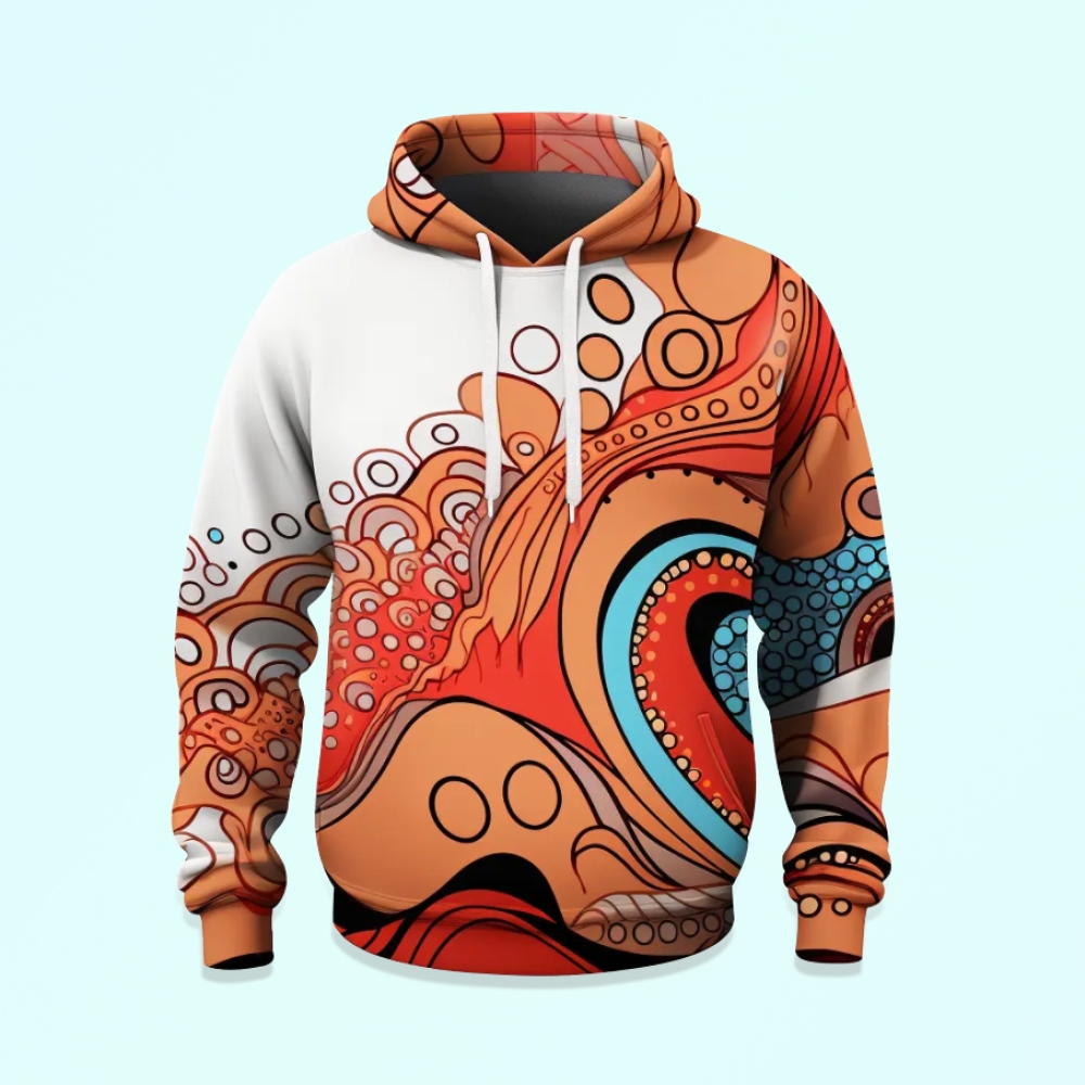 Aboriginal Clothes Mens Hoodies Australia  Community Unity Unisex Hoodies