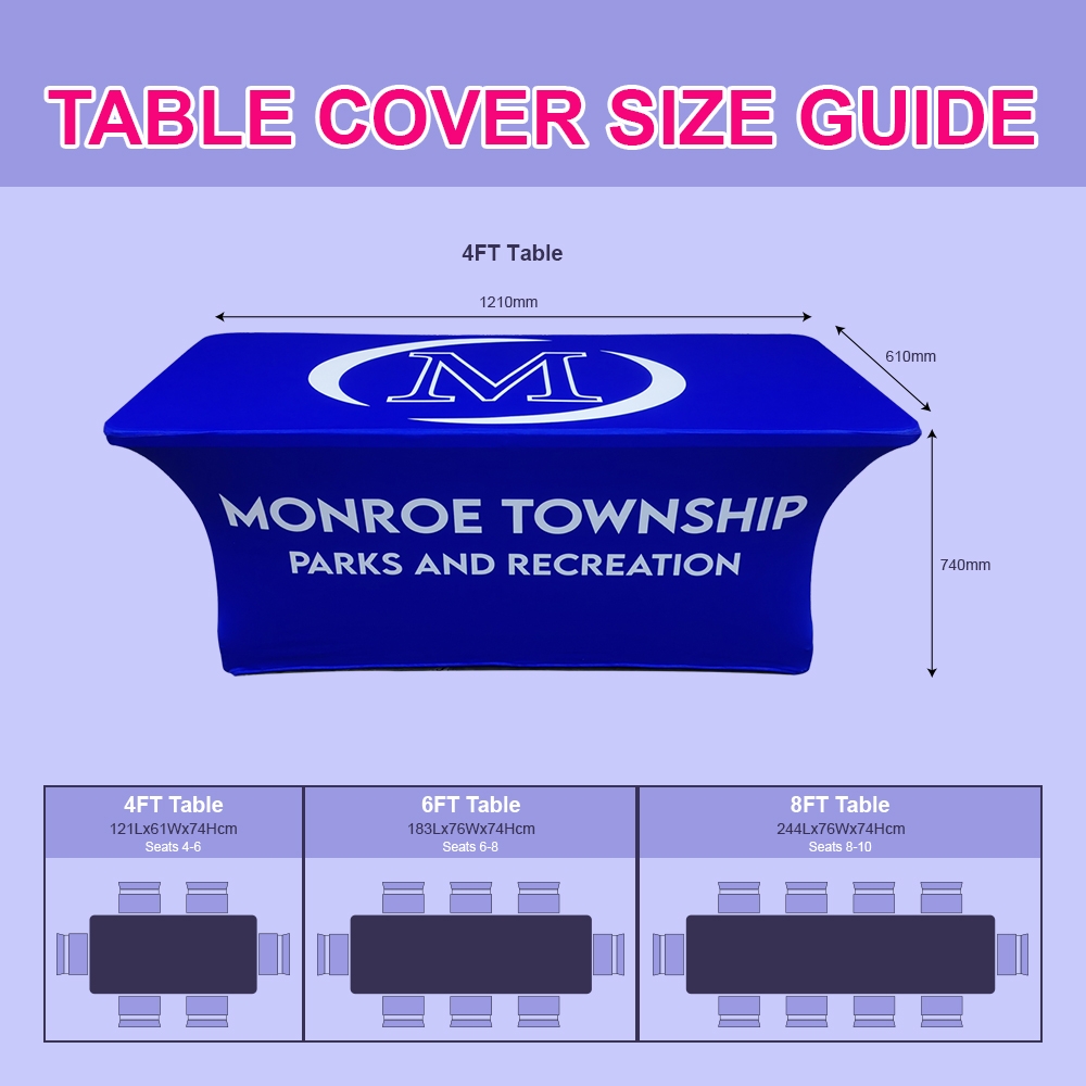 4ft Stretch Table Cover