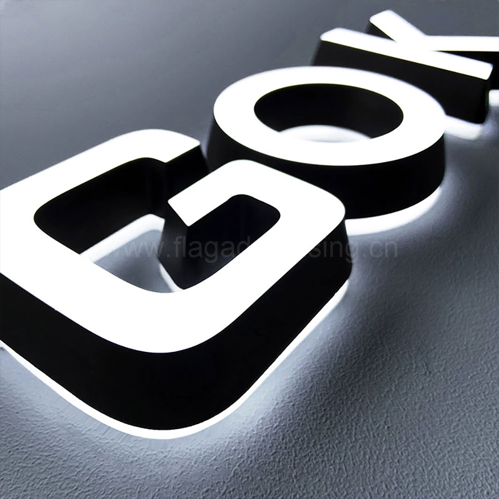 Mini Acrylic Front & Back Illuminated 3D Letters