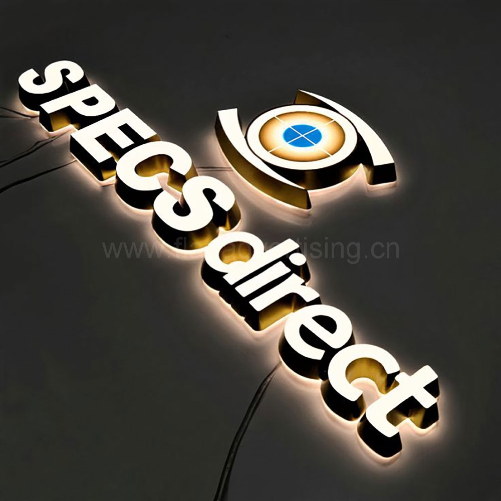 Mini Acrylic Front & Back Illuminated 3D Letters