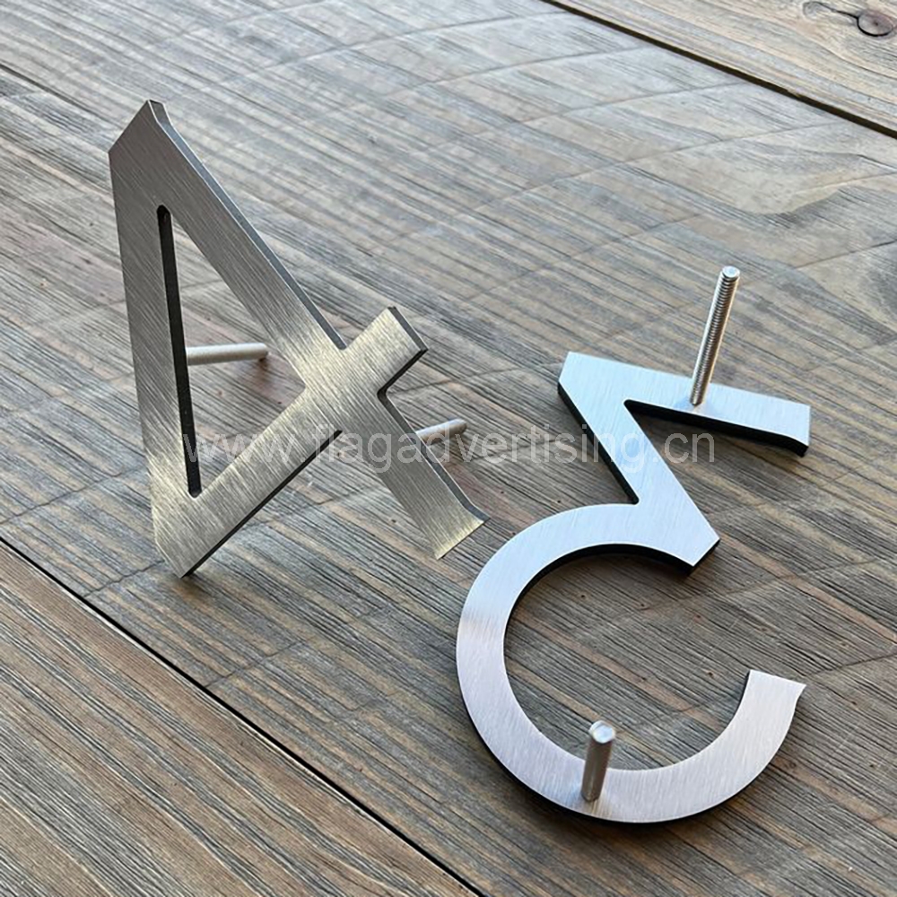 3D Laser Cut Acrylic Letters For Cars – Set Of 7 – Self-Adhesive 6mm Black/Blue