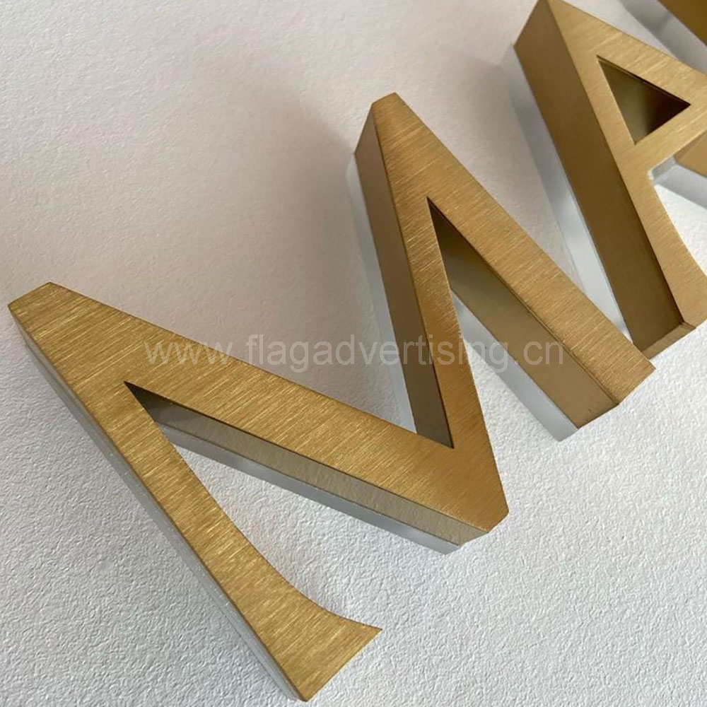 Stainless Steel Non-illuminated Laser Cut Letters