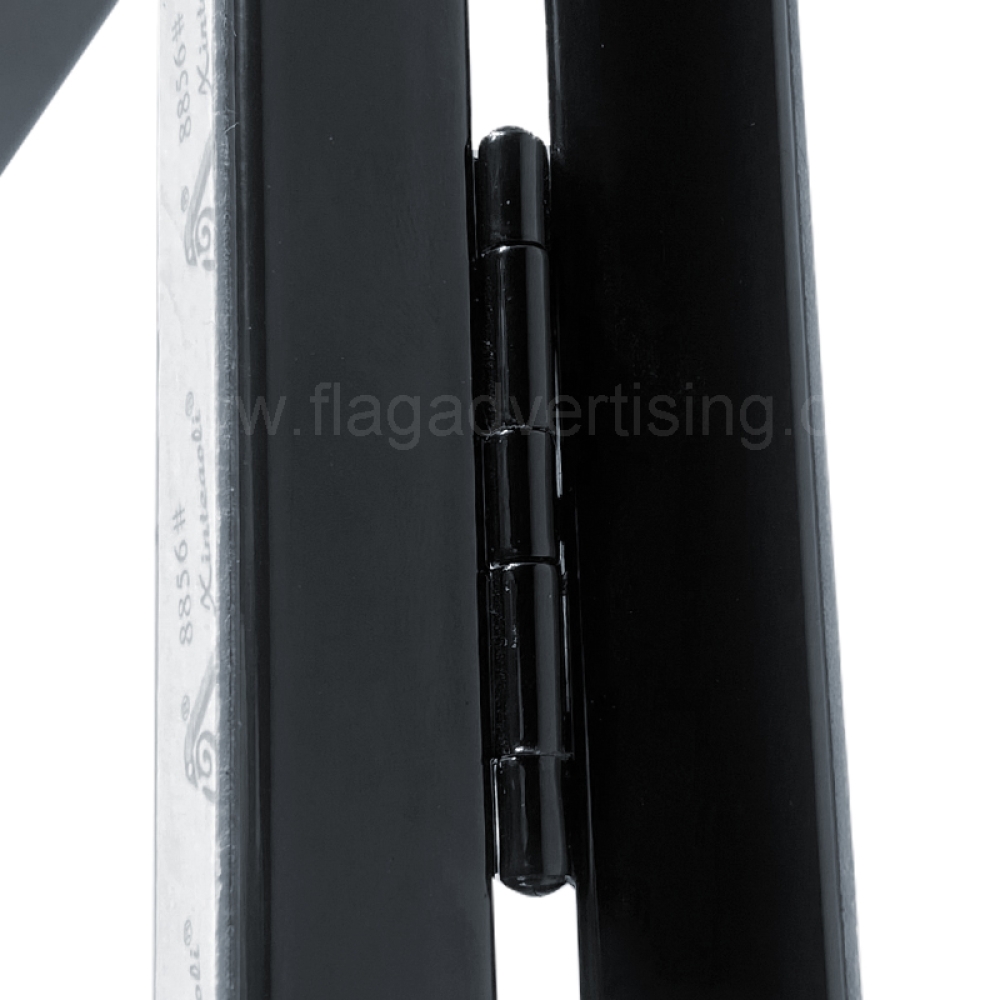 Double side outdoor folding advertising a frame steel a board poster display stand sidewalk pavement sign