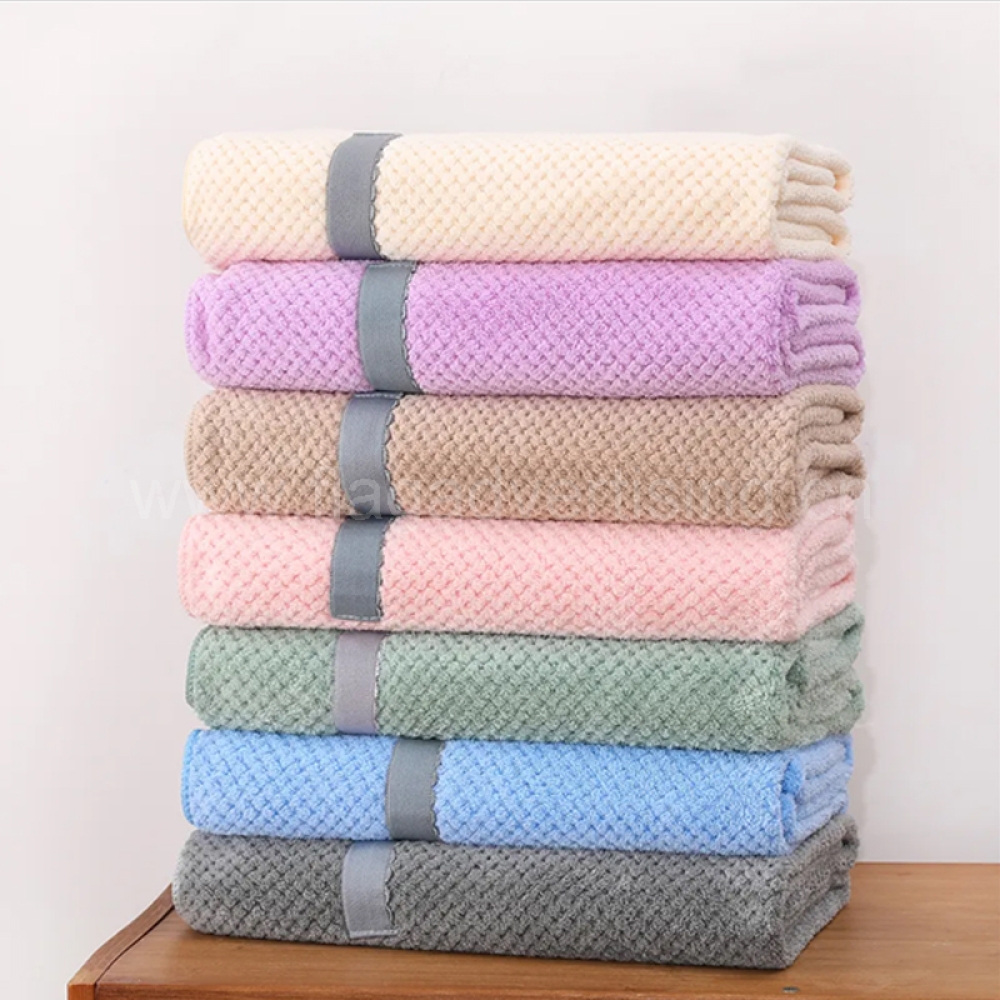 Large Microfiber Hair Towel Wrap – Quick Dry Turban for Long & Curly Hair