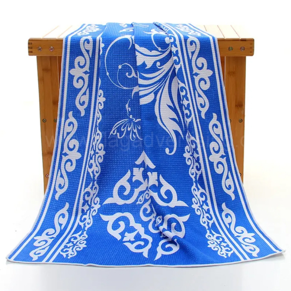 Personalized Microfiber Bath Towel – Absorbent Printed Towel for Yoga & Hot Workouts
