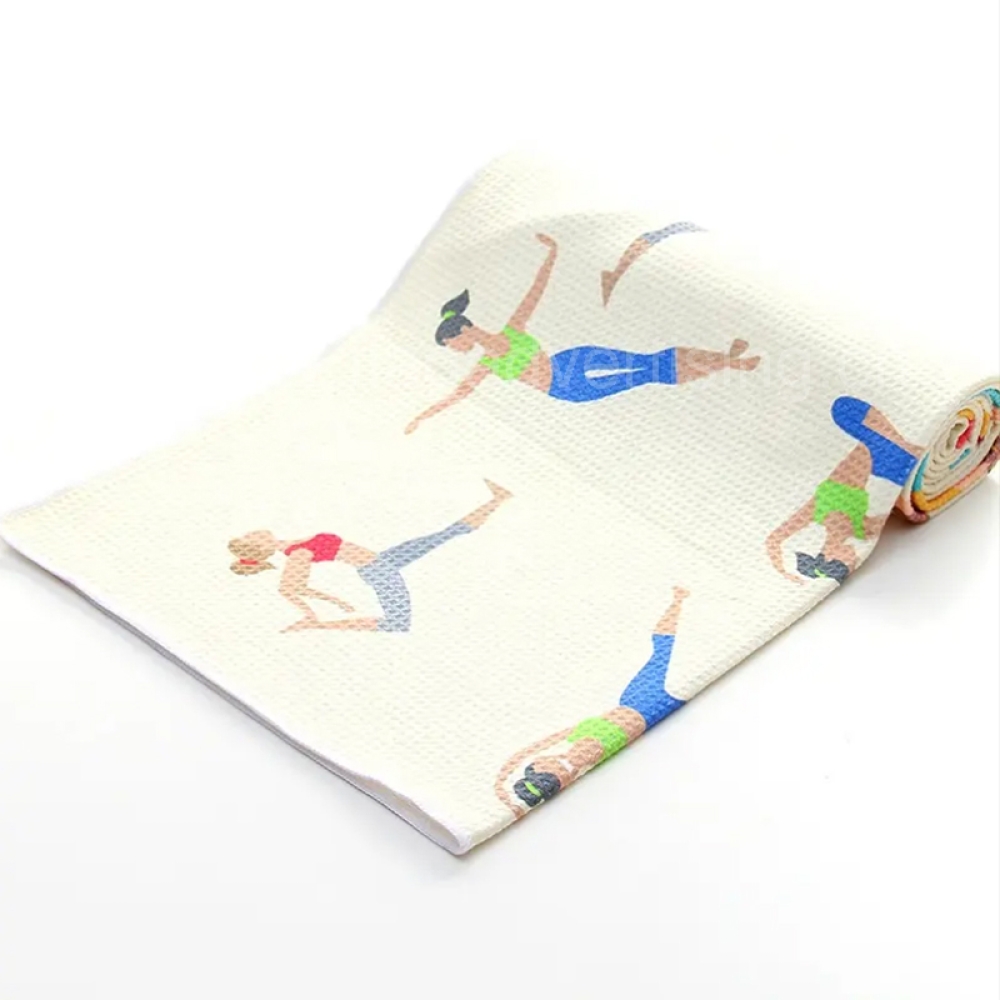 Custom Microfiber Yoga Towel – Non-Slip, Sweat-Absorbent & Perfect for Hot Yoga