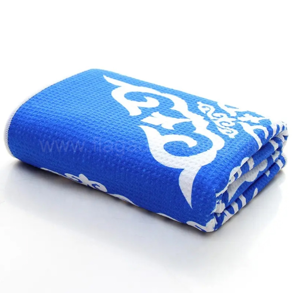 Personalized Microfiber Bath Towel – Absorbent Printed Towel for Yoga & Hot Workouts
