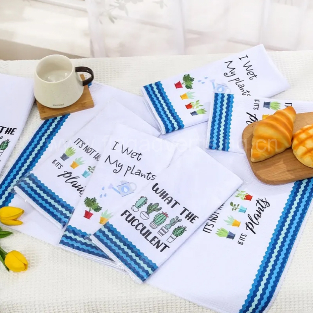 Reusable Microfiber Kitchen Towels – Eco-Friendly Cleaning Cloths & Tea Towels for Home Use