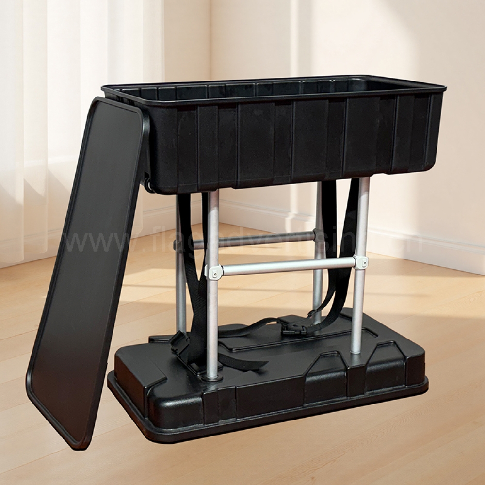 Hard trolley case and counter - Shipping and Storage case