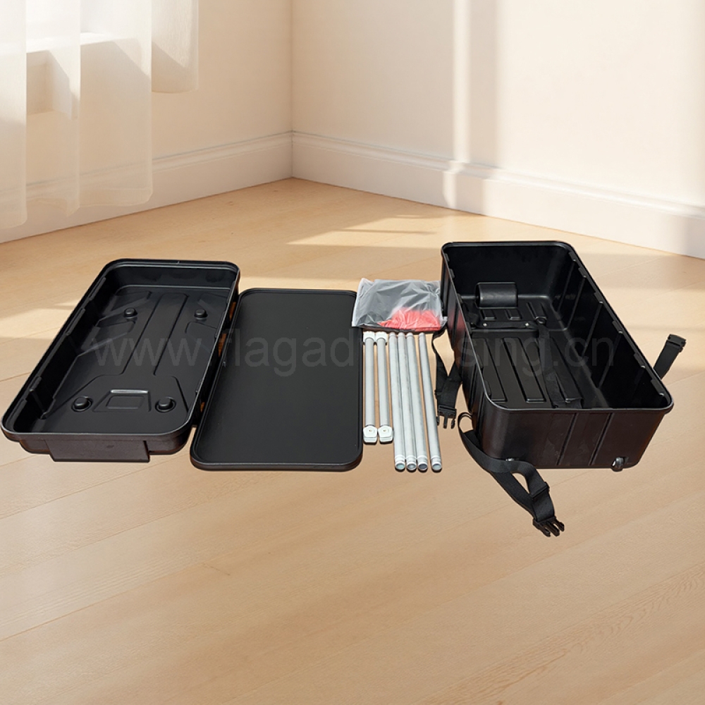 Hard trolley case and counter - Shipping and Storage case