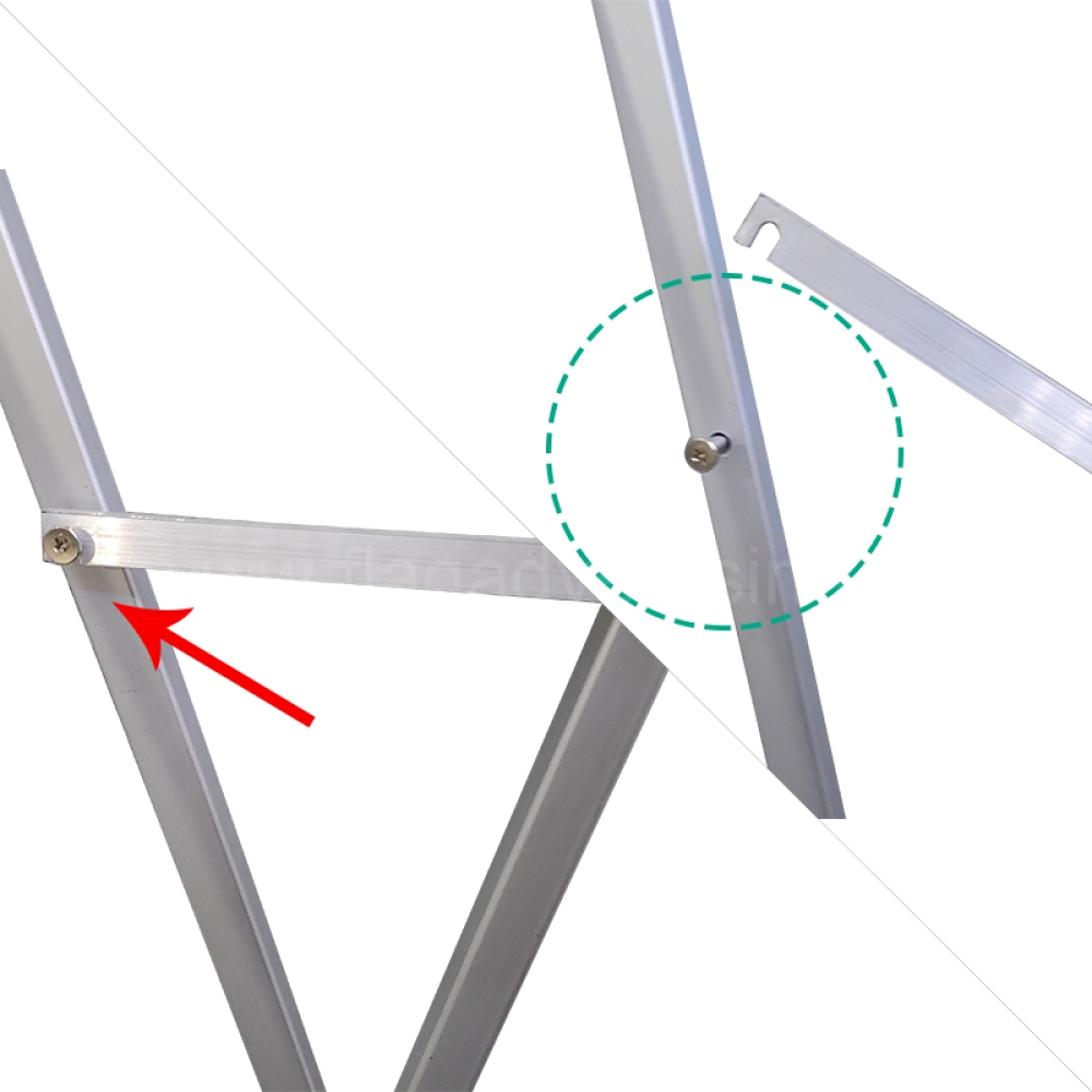 Portable Foldable Trade Show Counter – Lightweight Pop Up Promotion Table for Exhibitions and Events